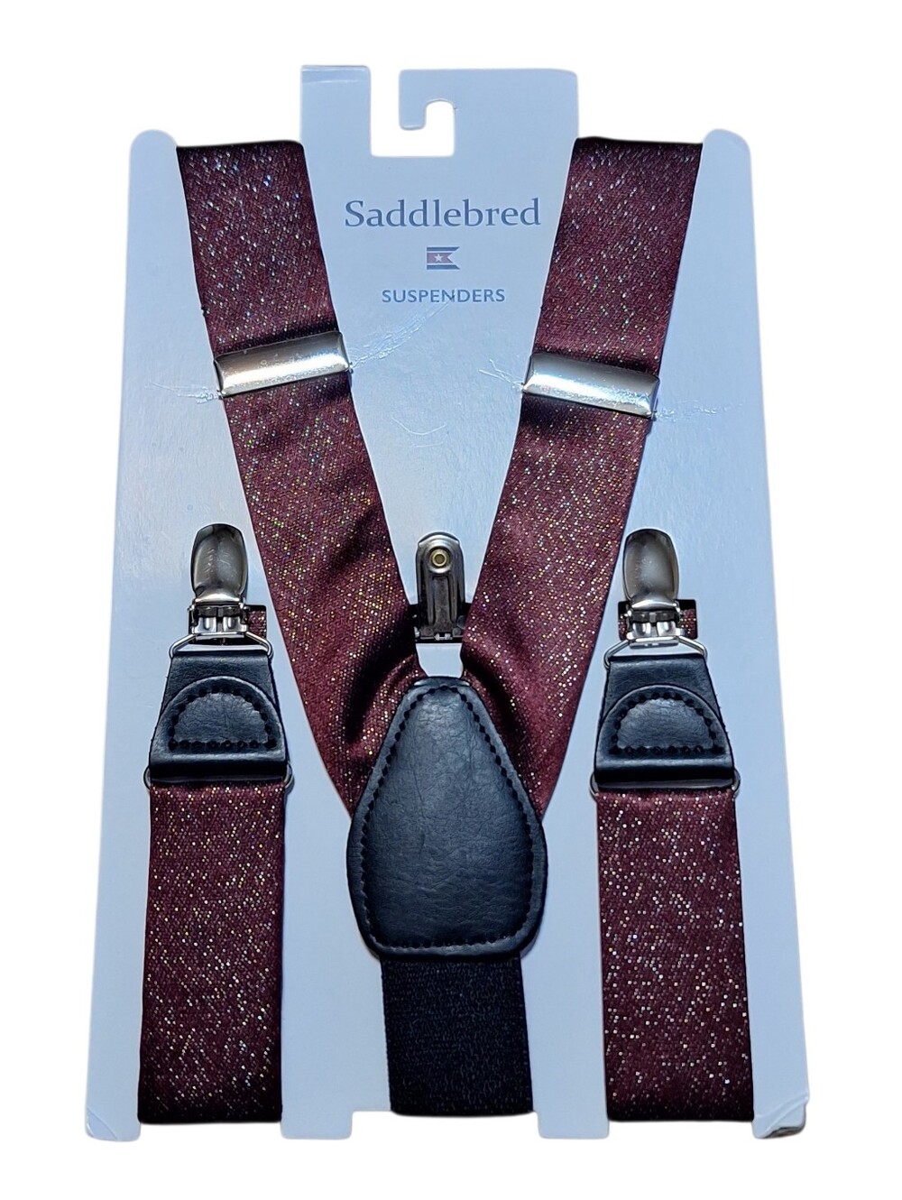 Saddlebred New Sparkle Suspenders Holiday Party Christmas One Size